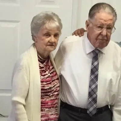 Elder Ernie Stump with his wife Imogene
